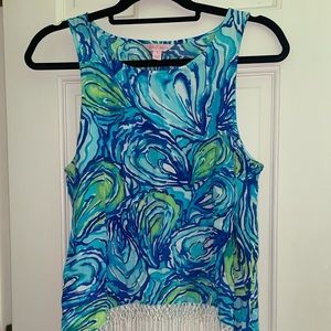 Lilly Pulitzer - Sonya fringe Top - Women’s size 6